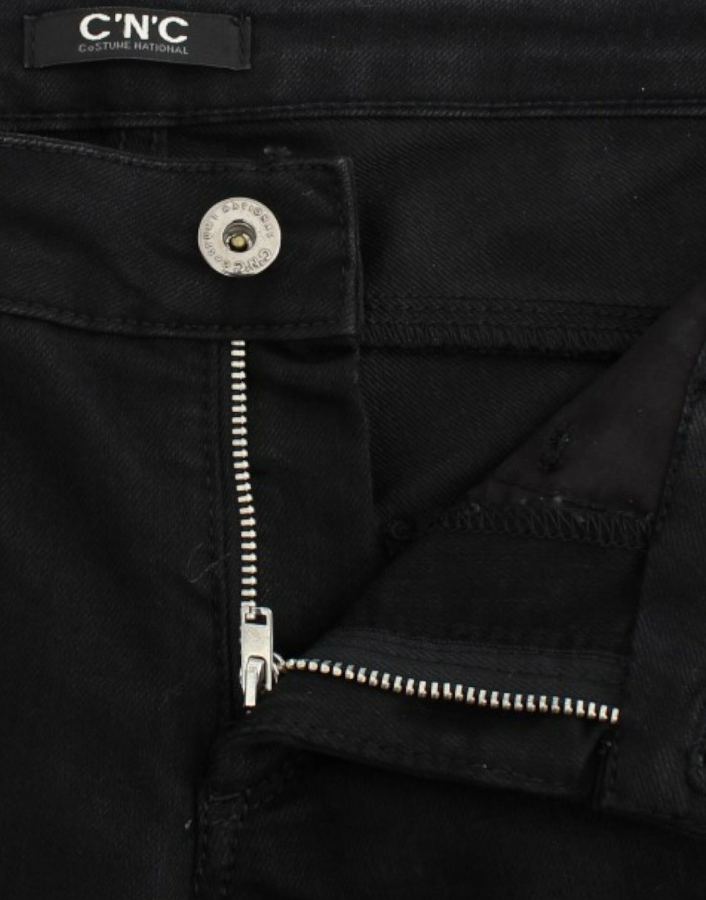 - Elegant Black Straight Leg Jeans