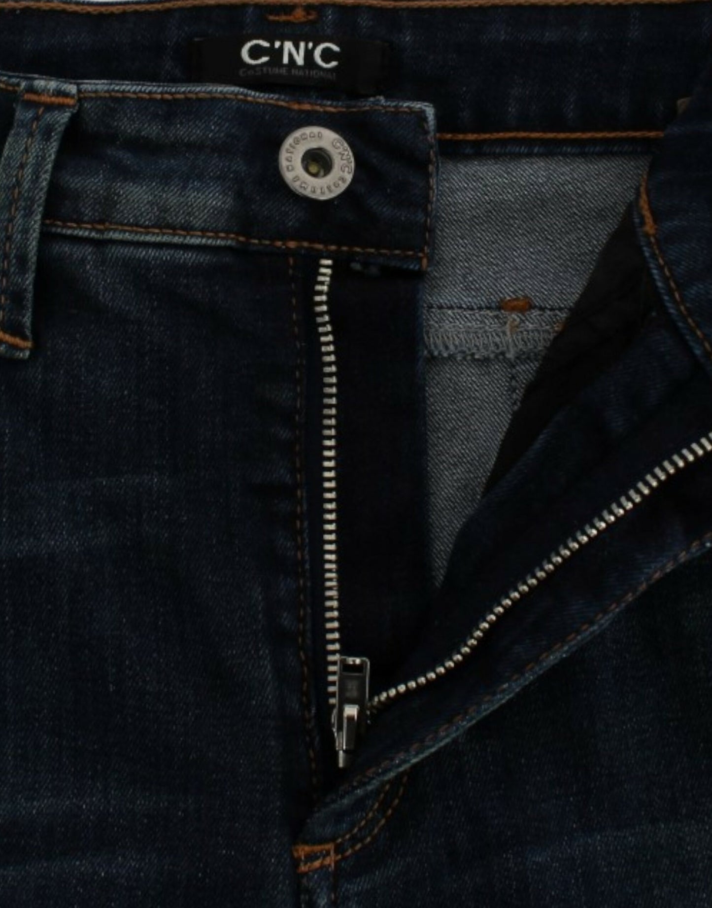 - Chic Blue Straight Leg Designer Jeans