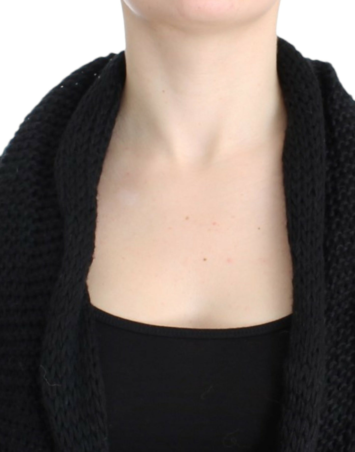 - Chic Sleeveless Knitted Vest Cardigan