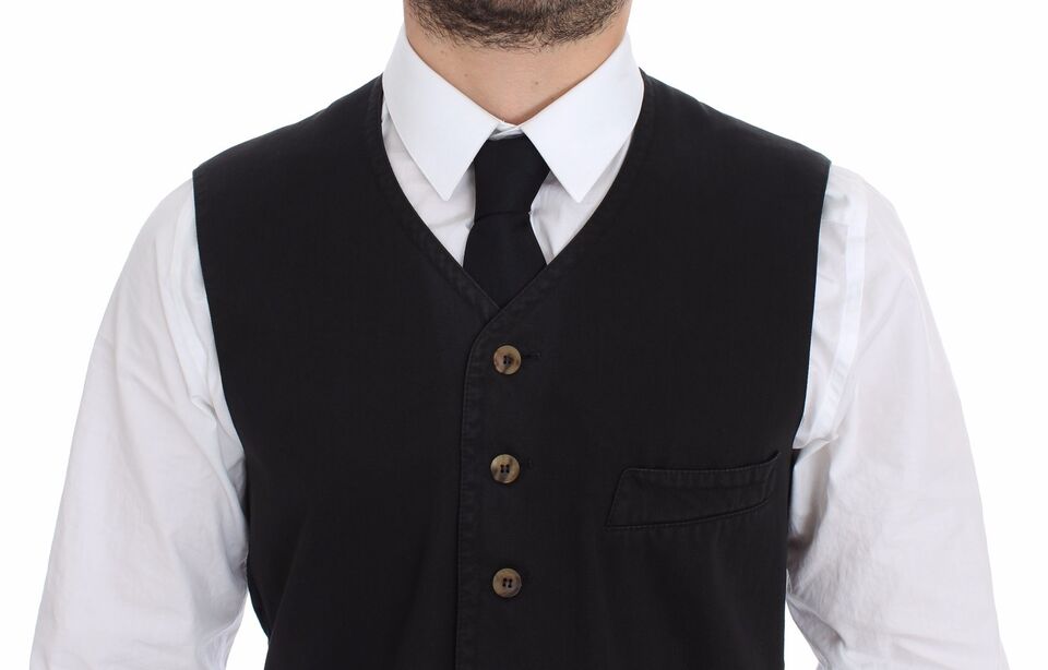 - Elegant Black Dress Vest
