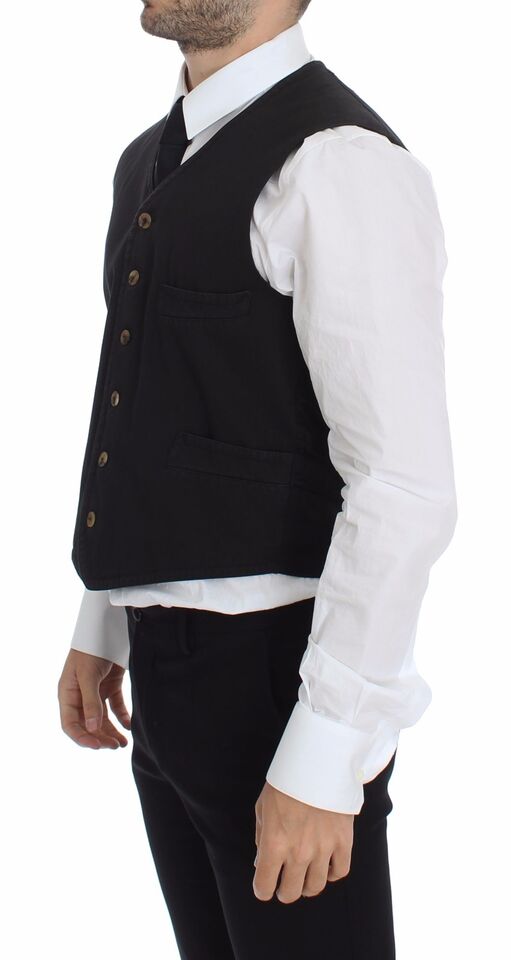 - Elegant Black Dress Vest