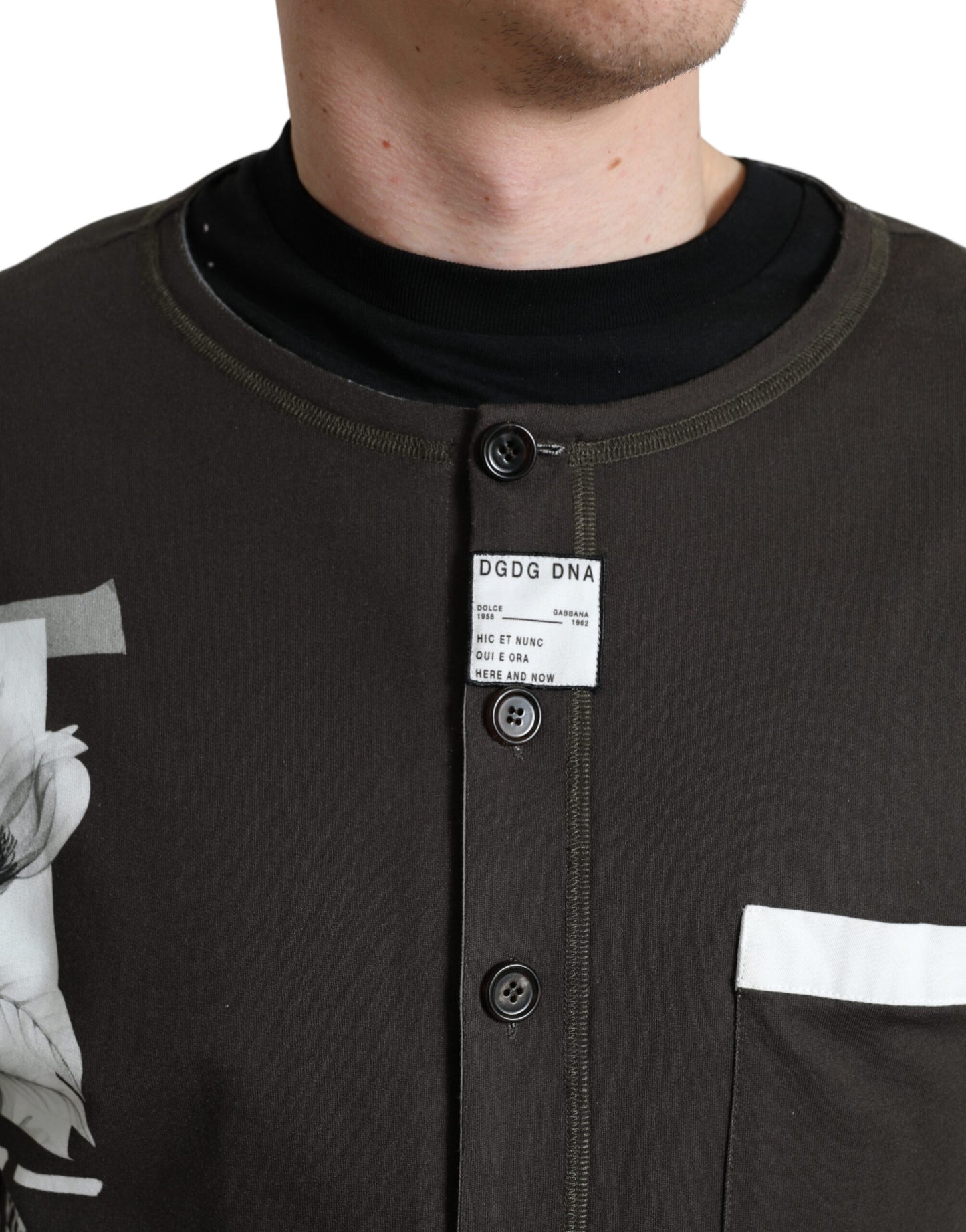 - Elegant Cotton Crew Neck Pullover