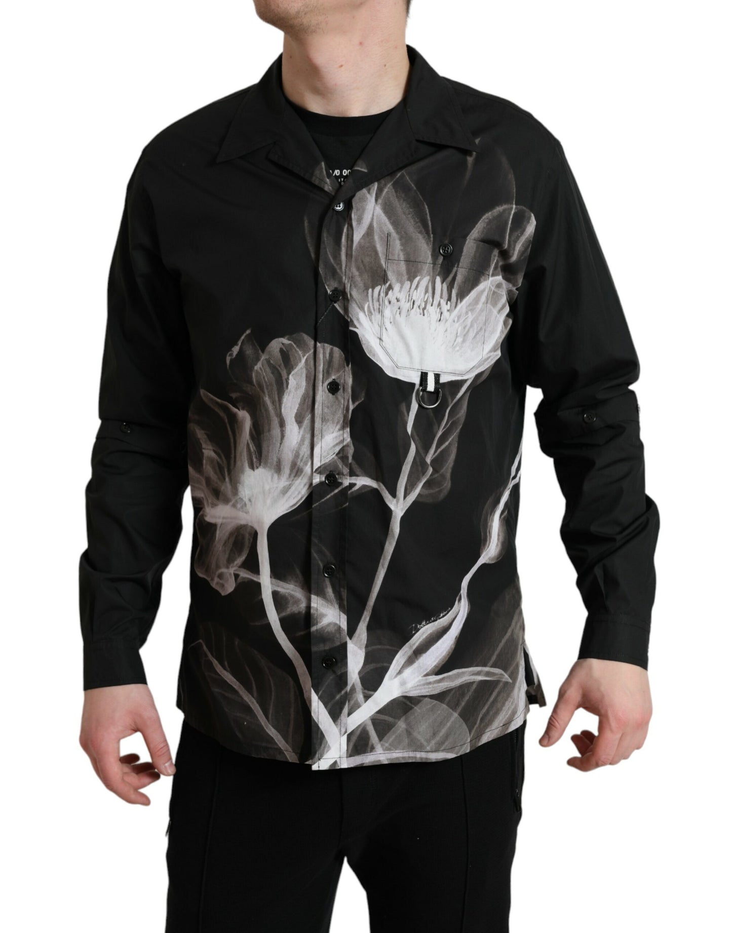 - Floral Elegance Button Down Shirt