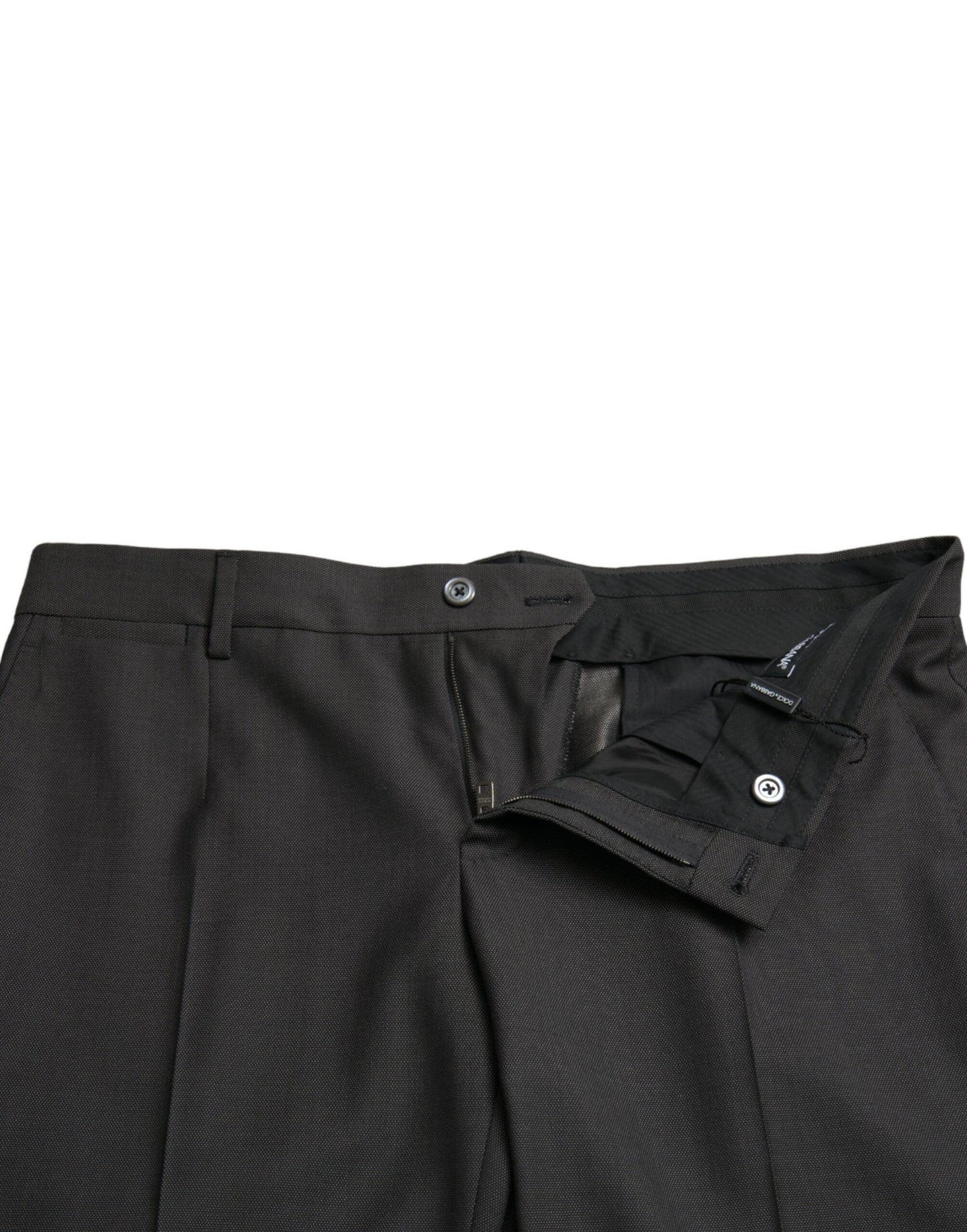 - Elegant Dark Grey Skinny Dress Pants
