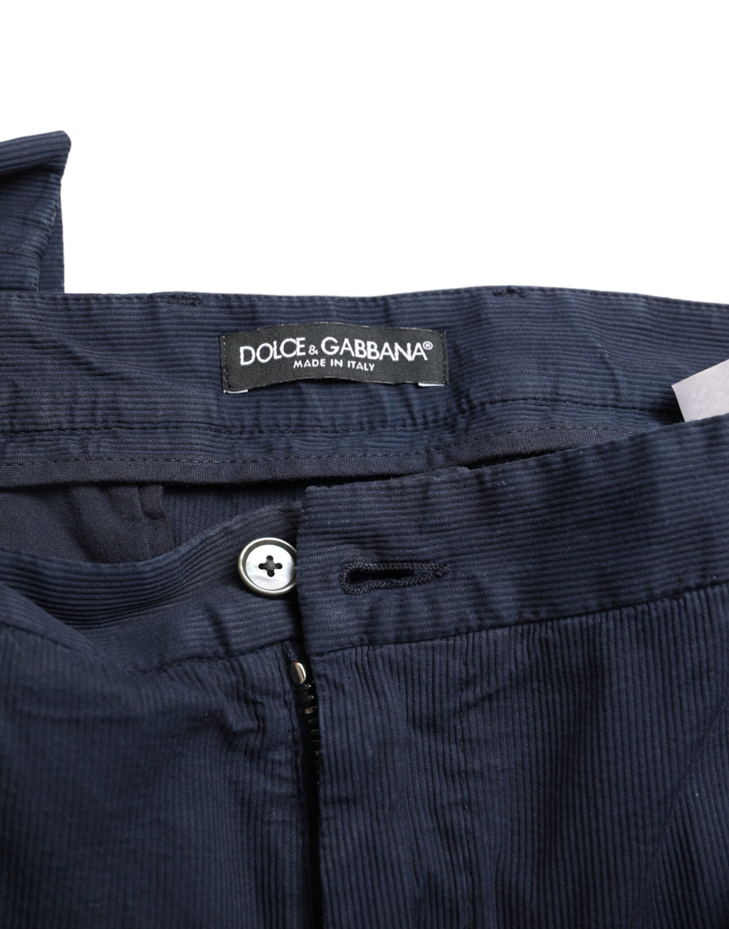 - Elegant Dark Blue Skinny Dress Pants