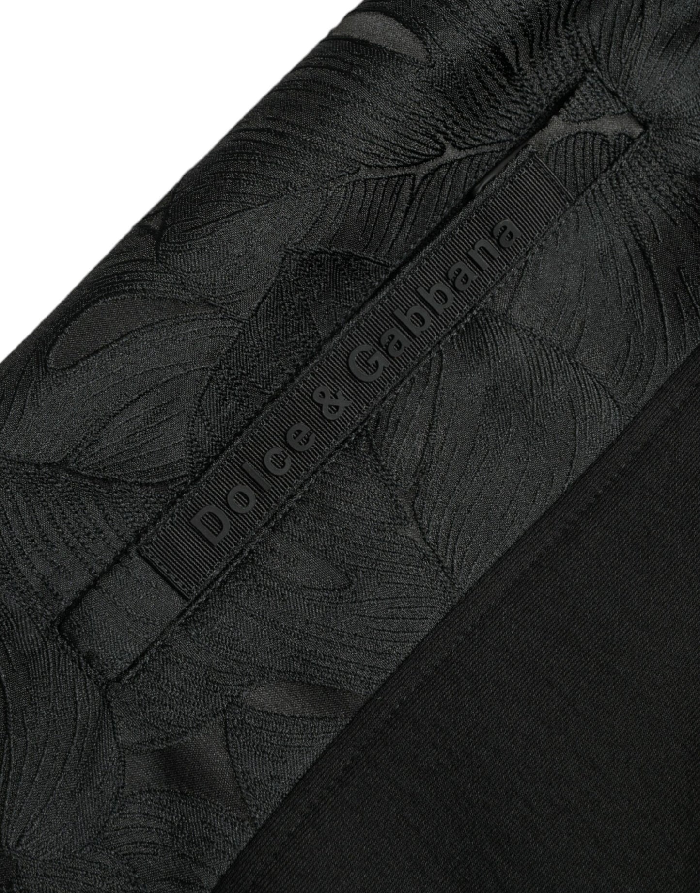 - Elegant Black Leopard Jogger Pants