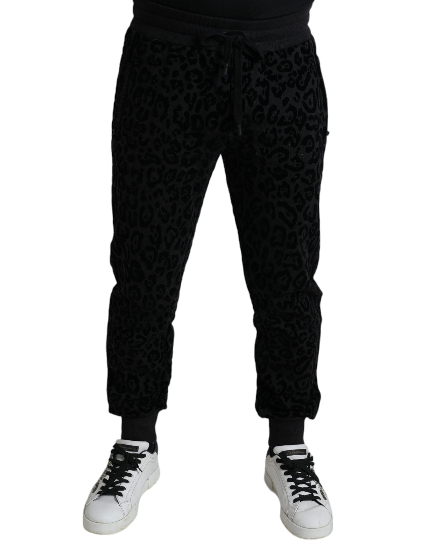 - Elegant Leopard Joggers for Men