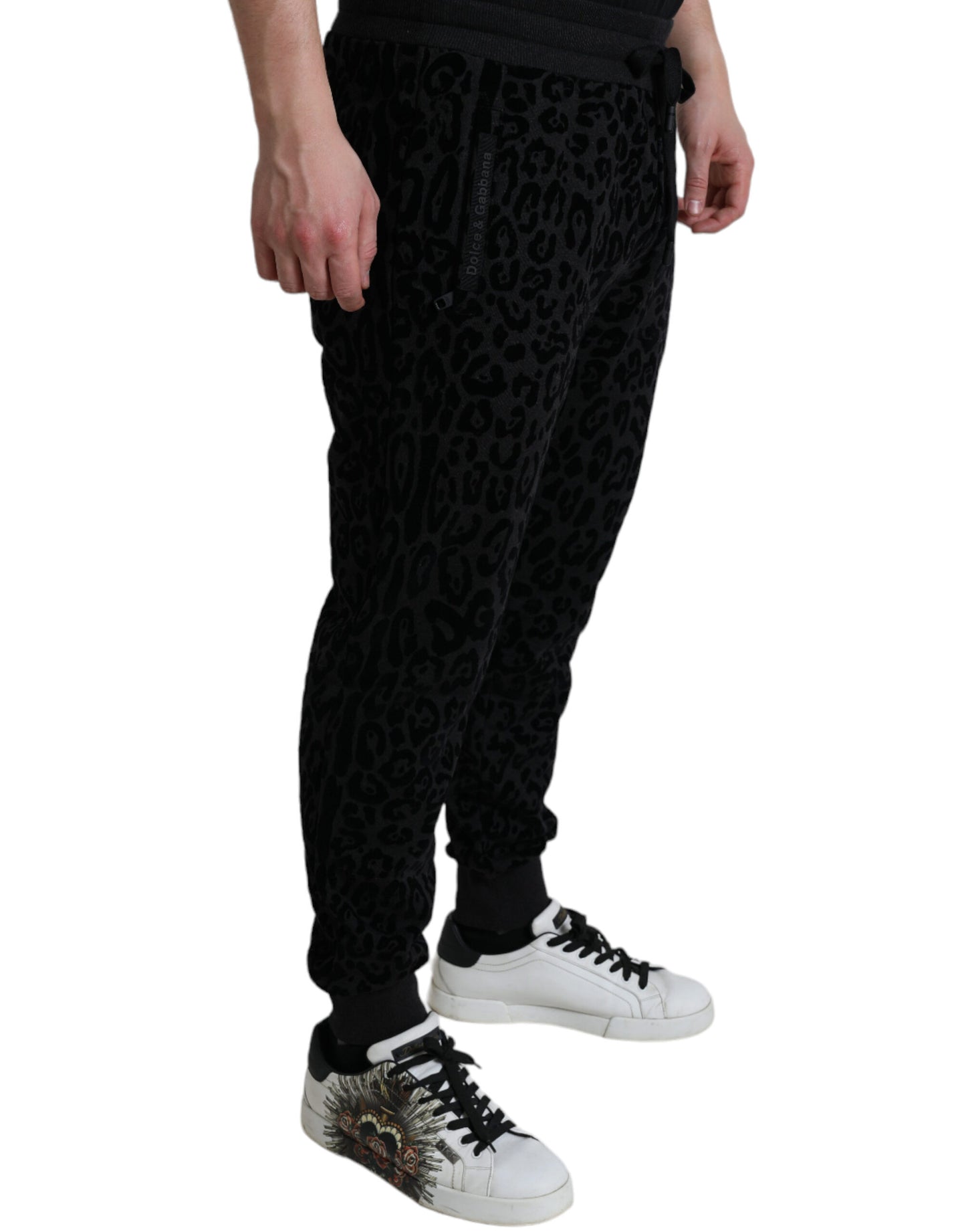 - Elegant Leopard Joggers for Men