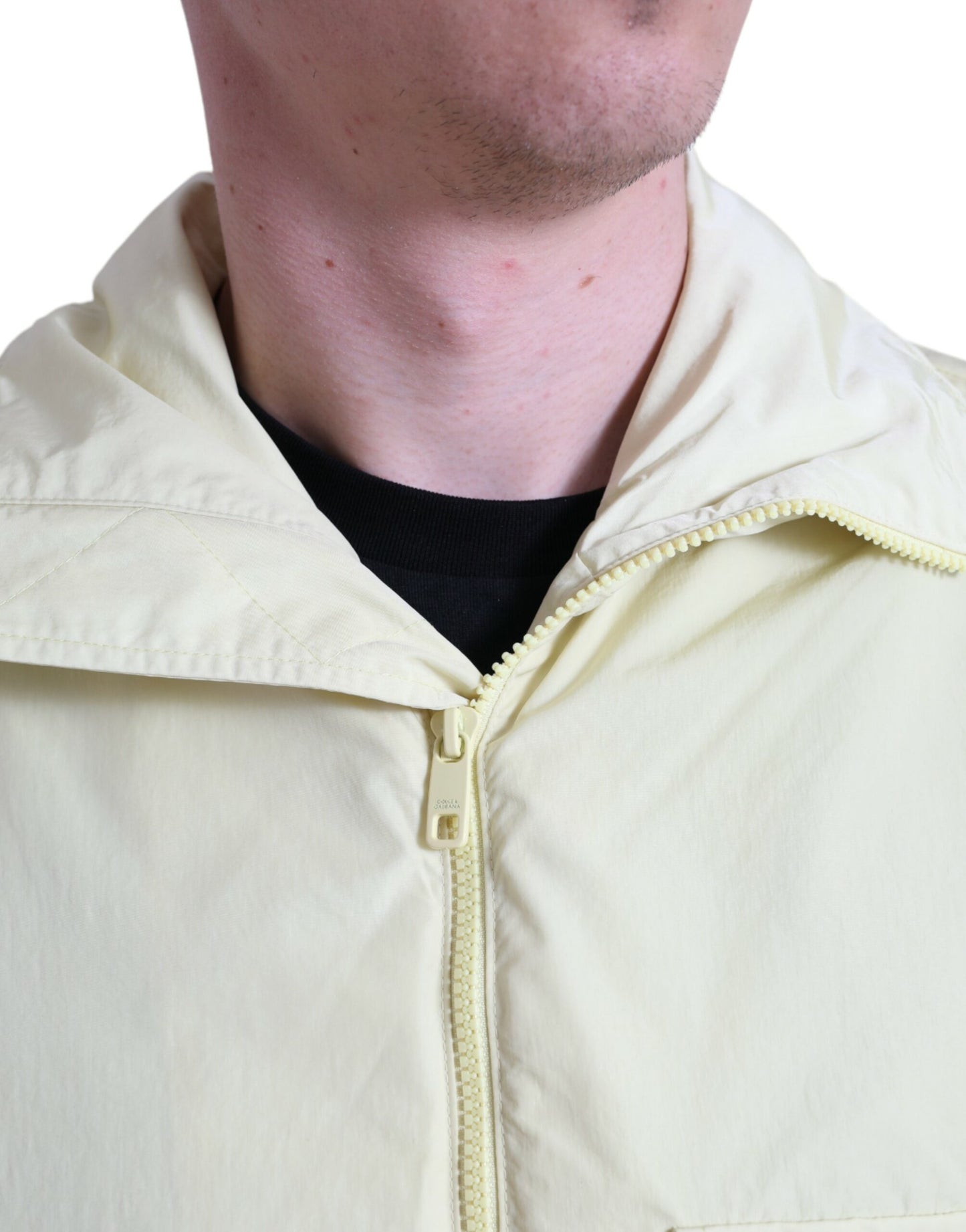 - Elegant Yellow Windbreaker Jacket