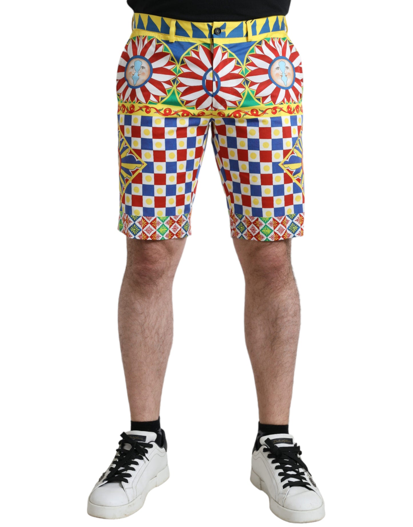 - Multicolor Print Bermuda Shorts