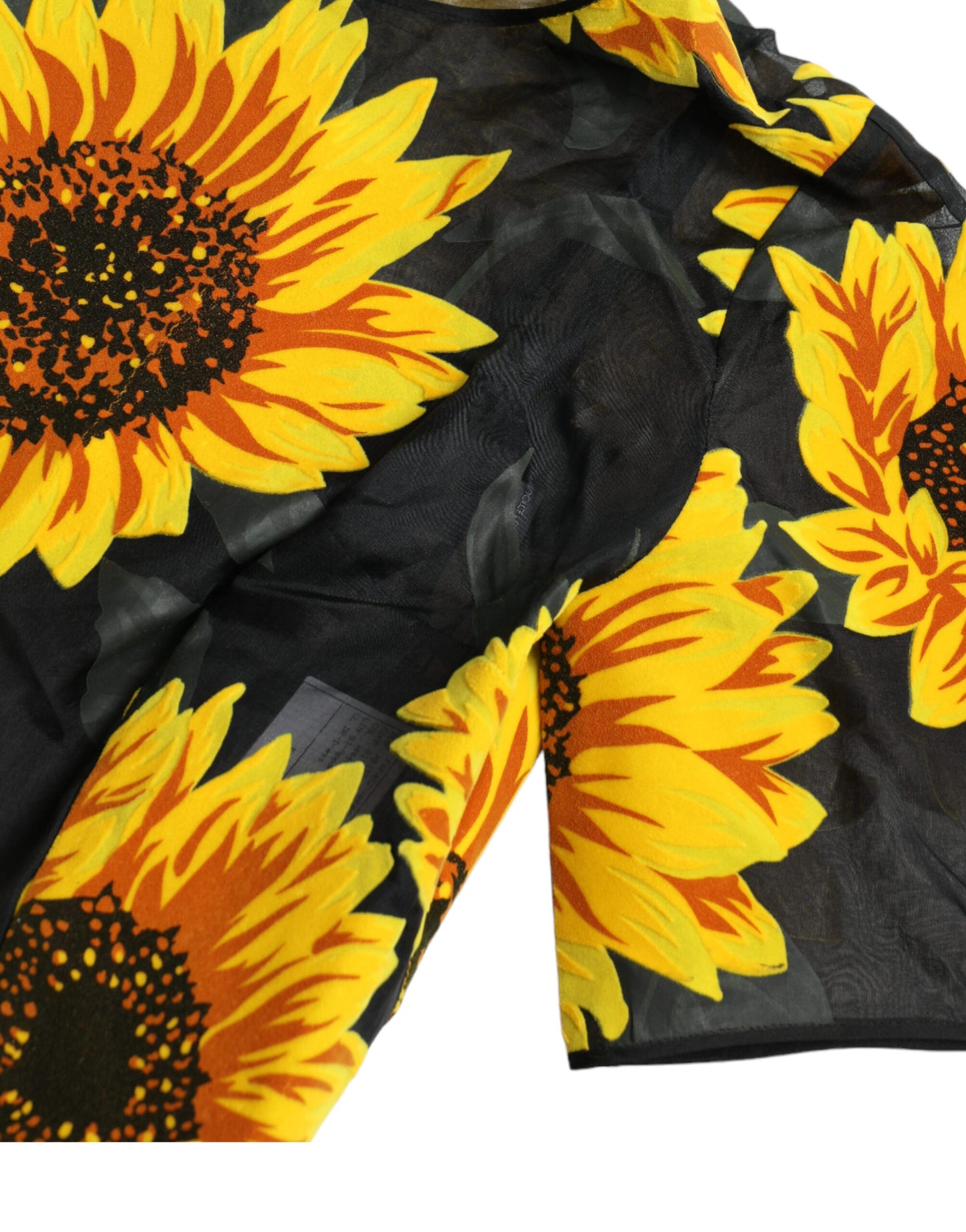 - Summery Sunflower A-Line Midi Dress