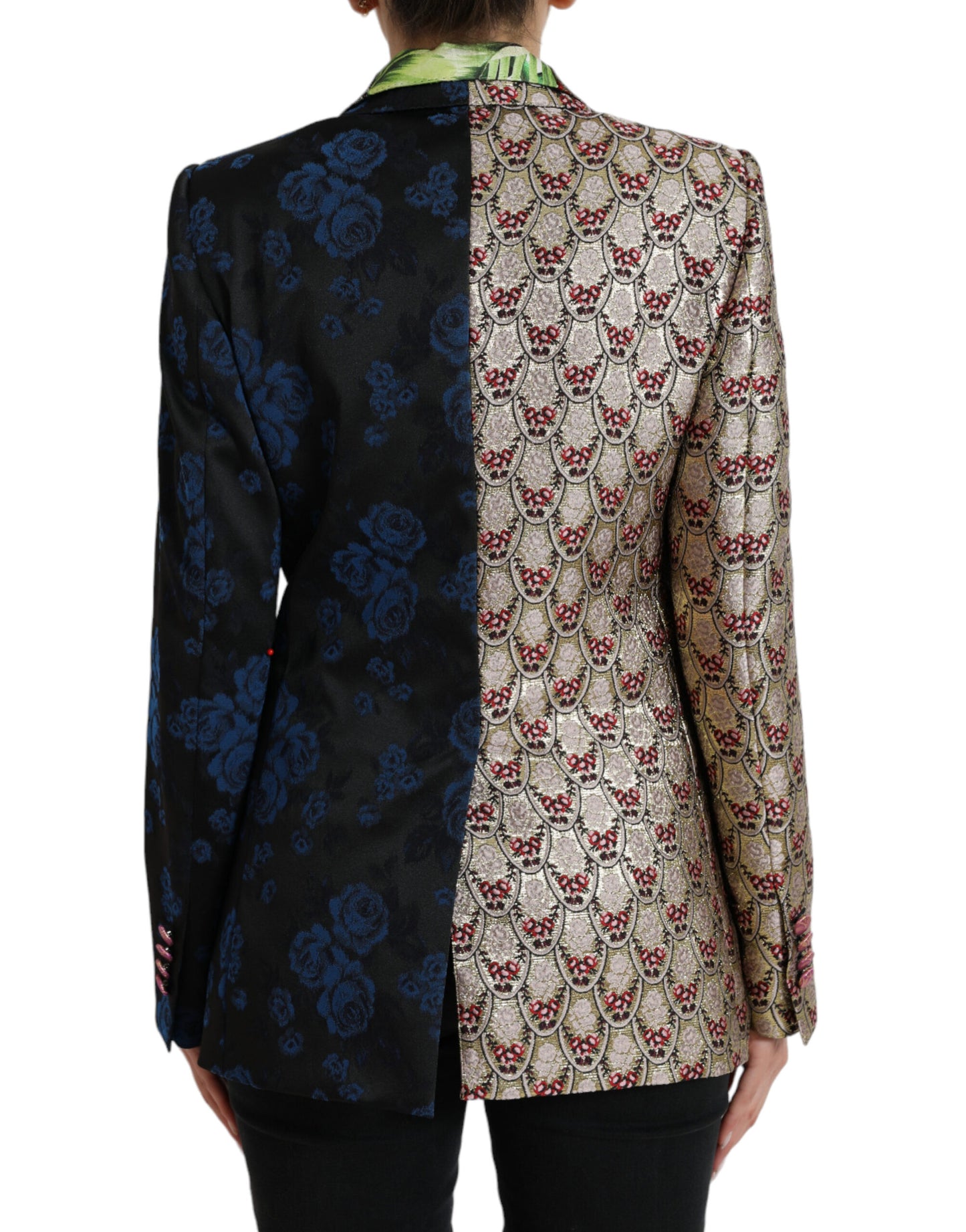 - Elegant Multicolor Patchwork Blazer