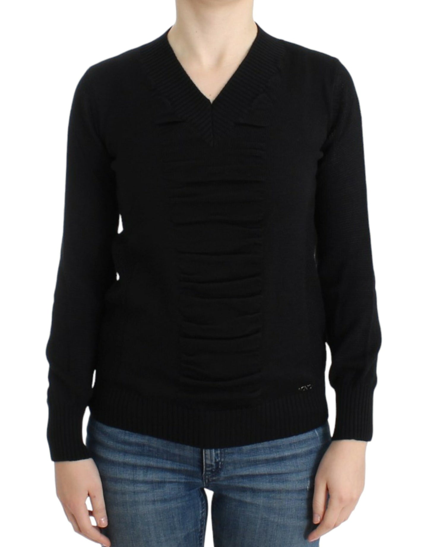 - Elegant V-Neck Lightweight Sweater