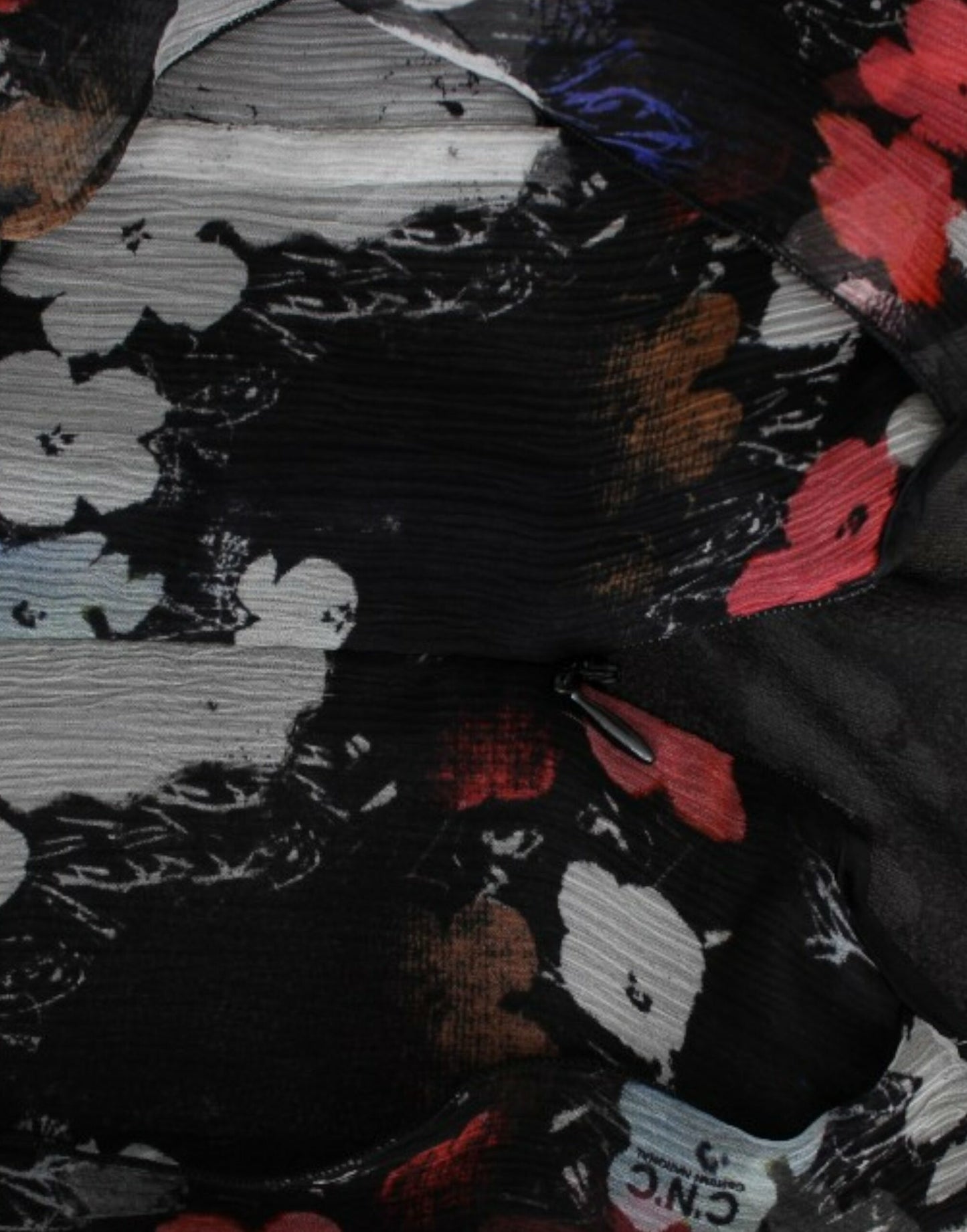 - Multicolor Silk Floral Mini Dress