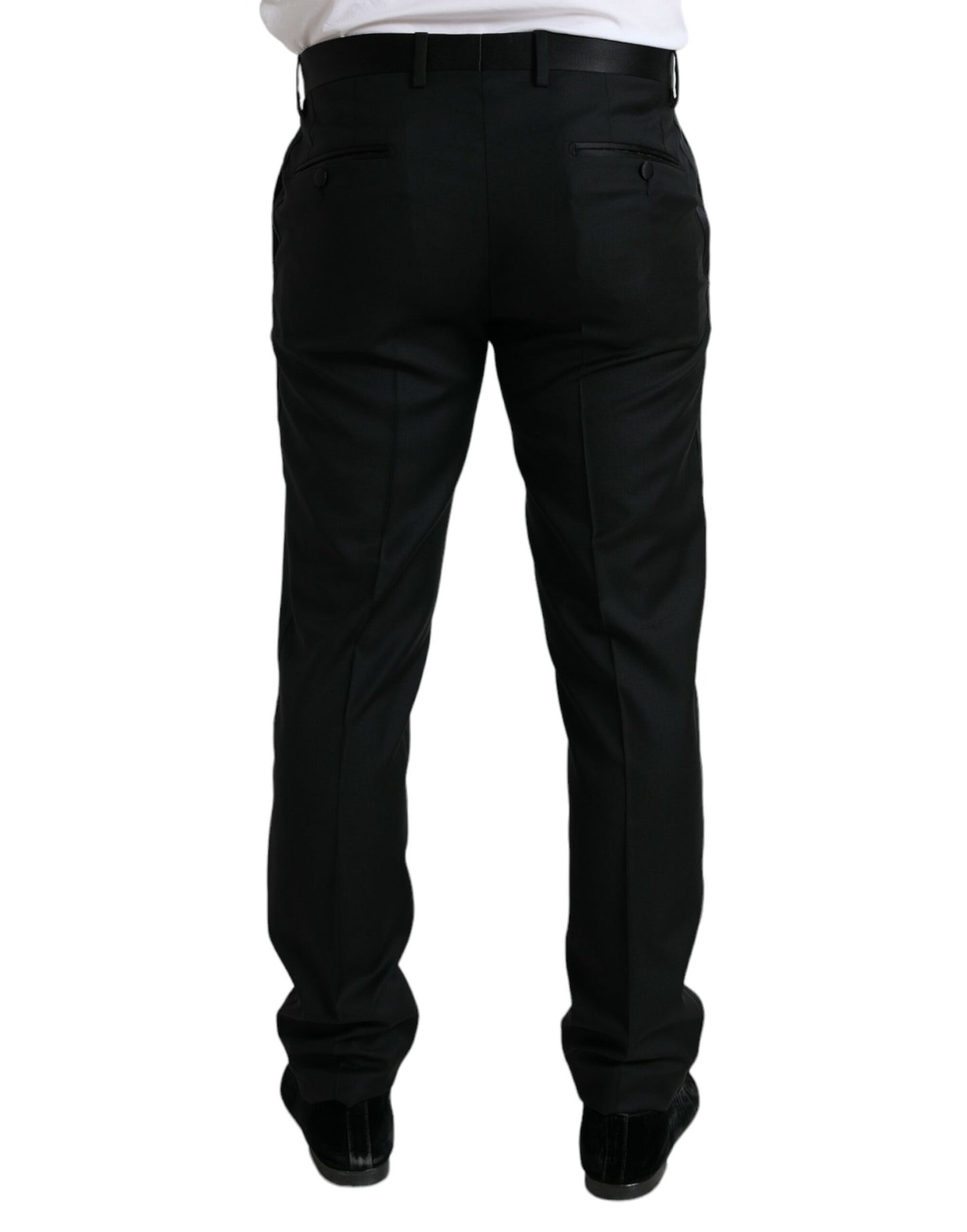 - Elegant Slim Fit Wool Dress Pants
