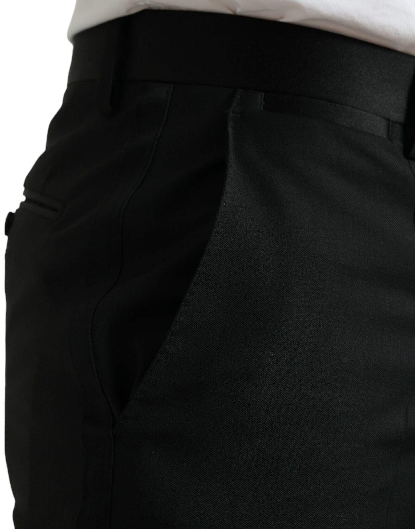 - Elegant Slim Fit Wool Dress Pants