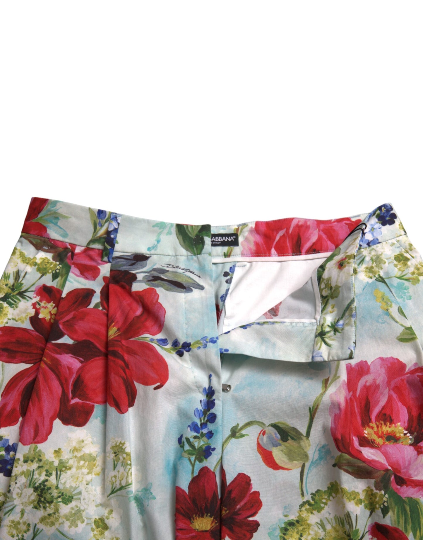 - Floral High Waist Wide Leg Pants