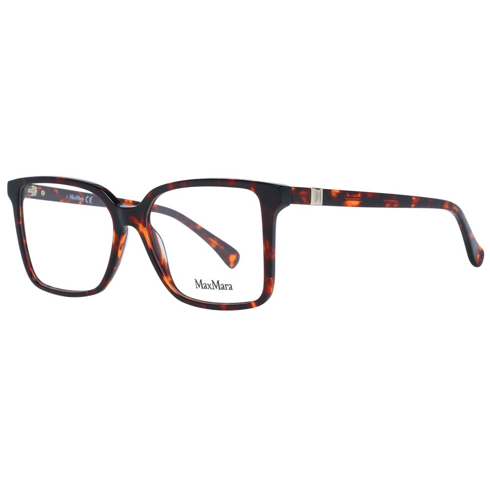 Max Mara Women’s Optical Frames – Brown Square Design, 54mm