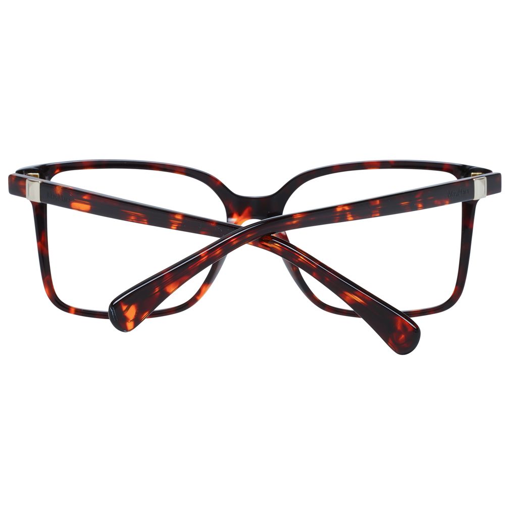 Max Mara Women’s Optical Frames – Brown Square Design, 54mm