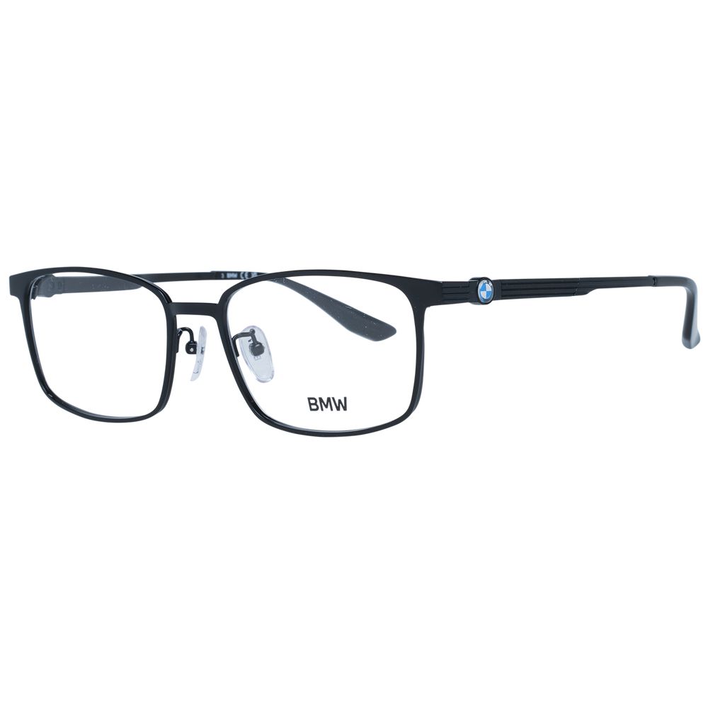 BMW Men's Optical Frames – Black Rectangle Demo Lens