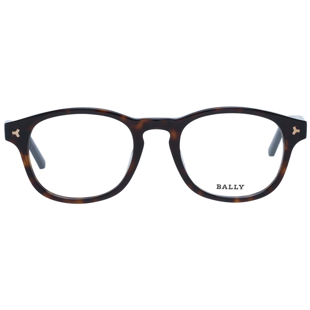 Bally Men's Optical Frames – Brown Square Full-Rim, 50mm