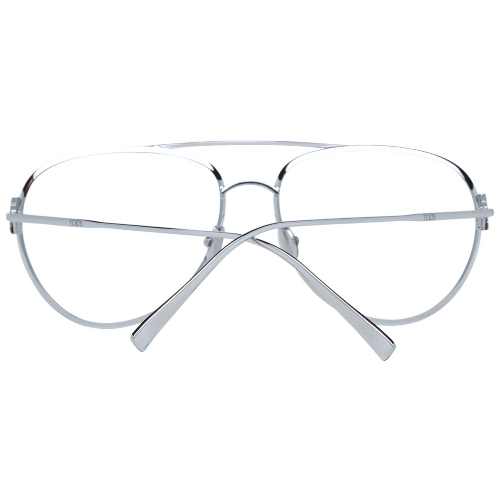 Tod's Women’s Optical Glasses – Silver Aviator Frame, 56mm