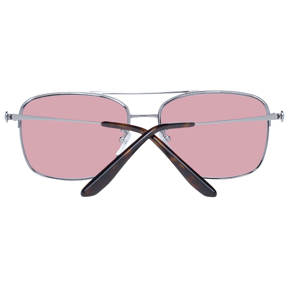 BMW Bronze Men's Sunglasses – Aviator Frame with Rose Lenses