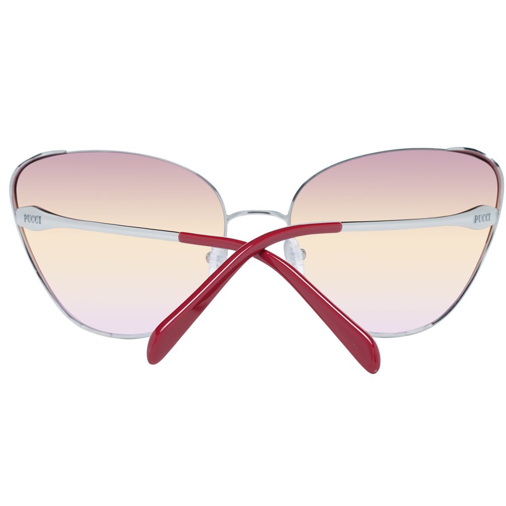 Emilio Pucci Women’s Silver Cat Eye Sunglasses