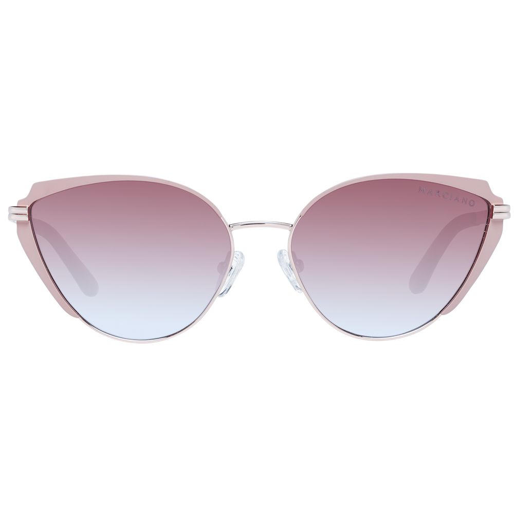 Marciano by Guess Women’s Sunglasses – Rose Gold Cat Eye with Multicolour Gradient Lenses, 58mm