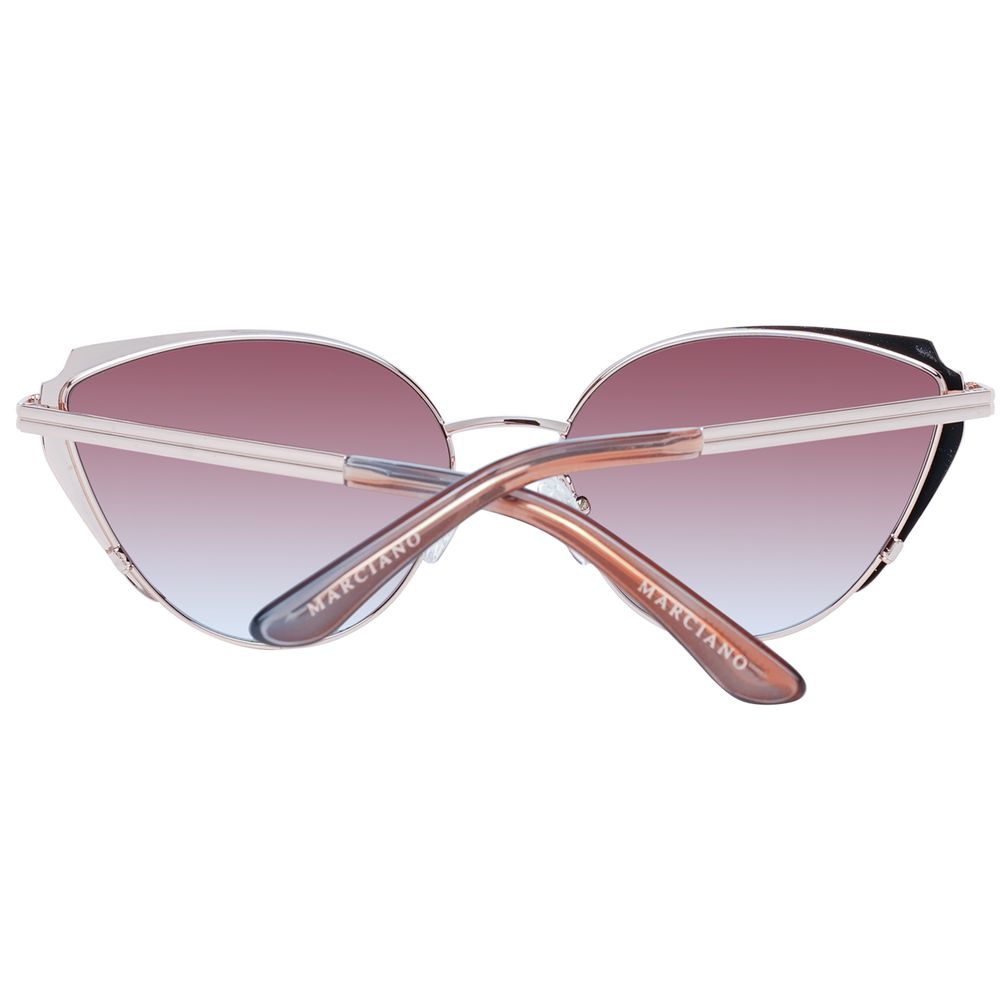 Marciano by Guess Women’s Sunglasses – Rose Gold Cat Eye with Multicolour Gradient Lenses, 58mm