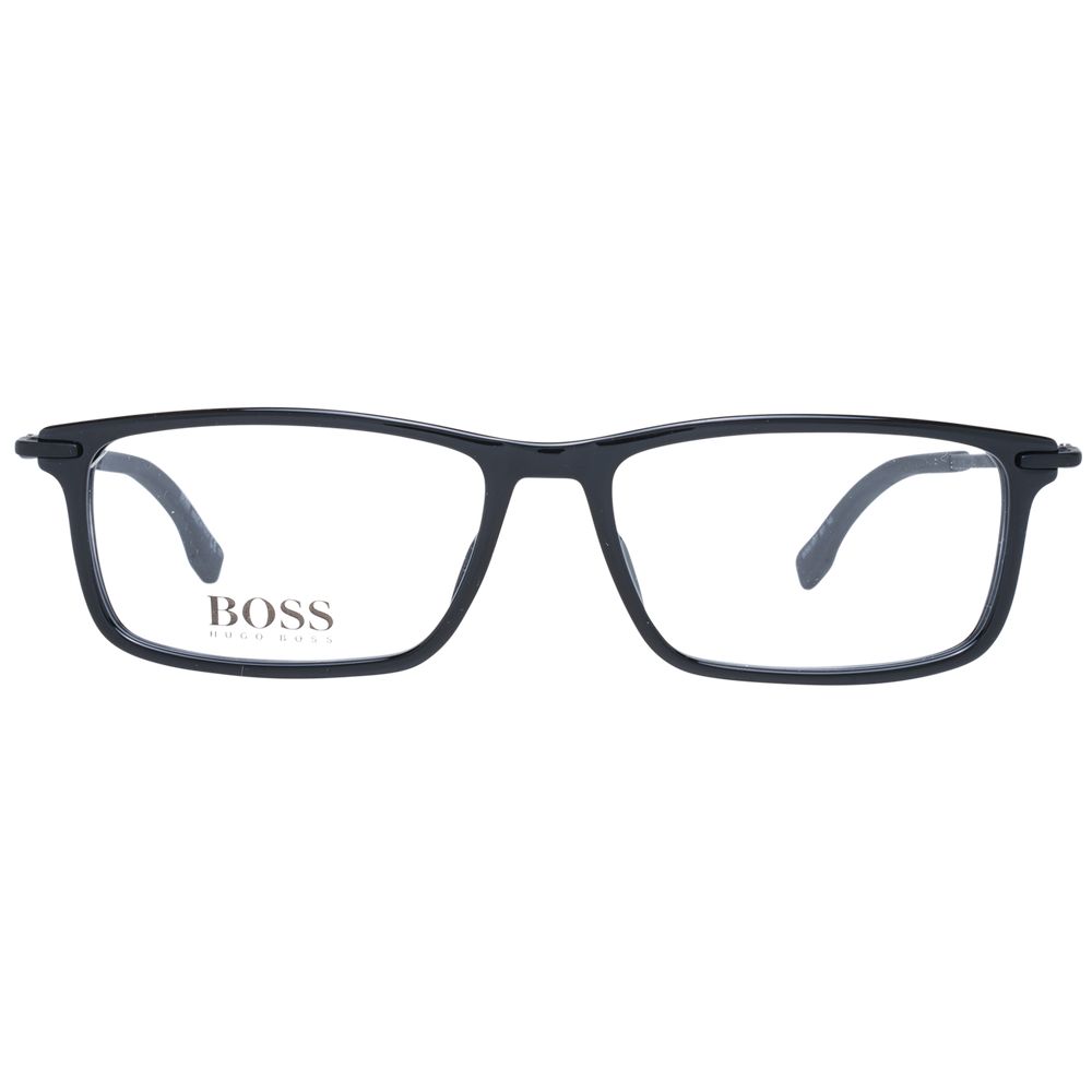 Hugo Boss Black Men’s Optical Glasses – Rectangle Full-Rim Frame, 55mm