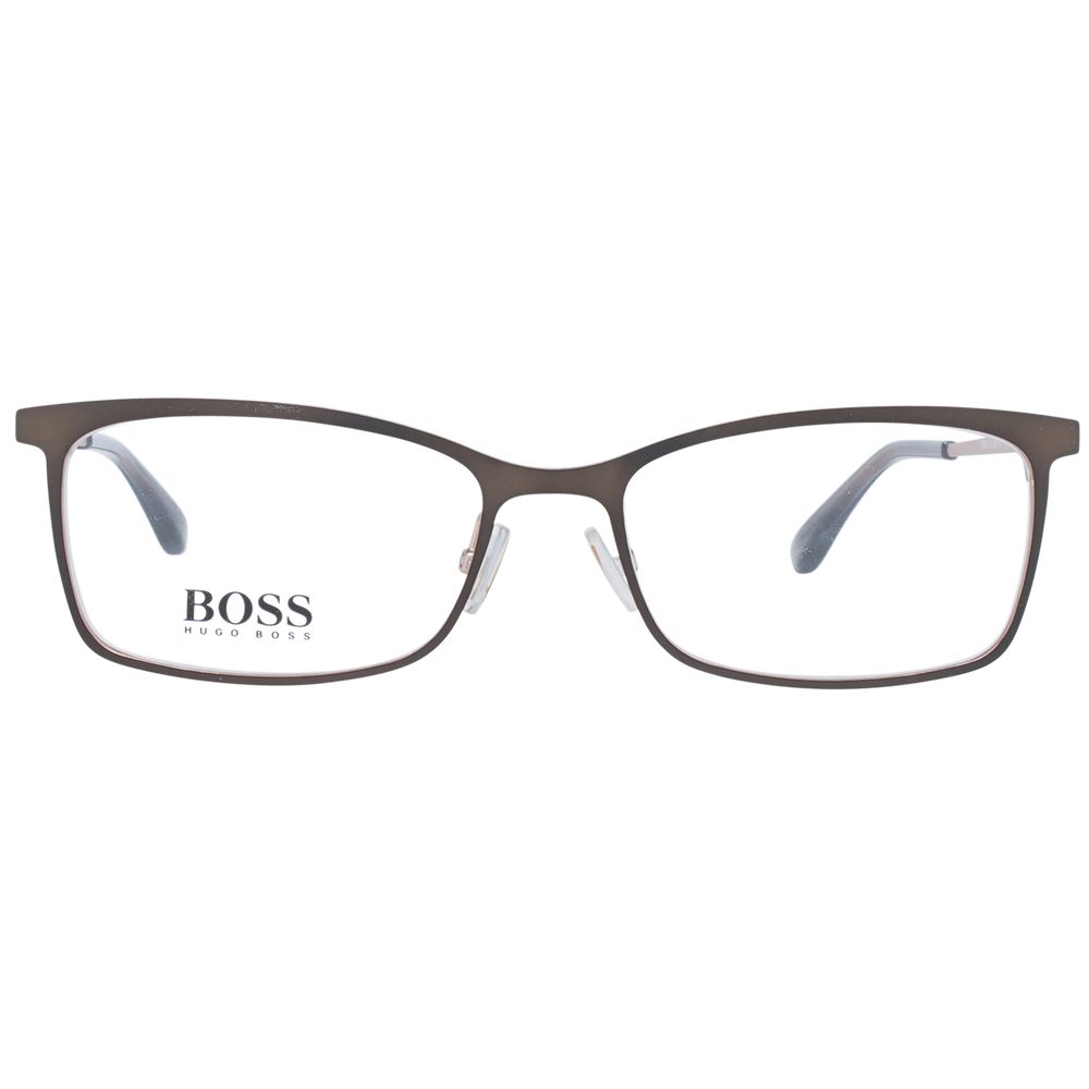 Hugo Boss Women’s Optical Glasses – Brown Rectangle Frame, 55mm
