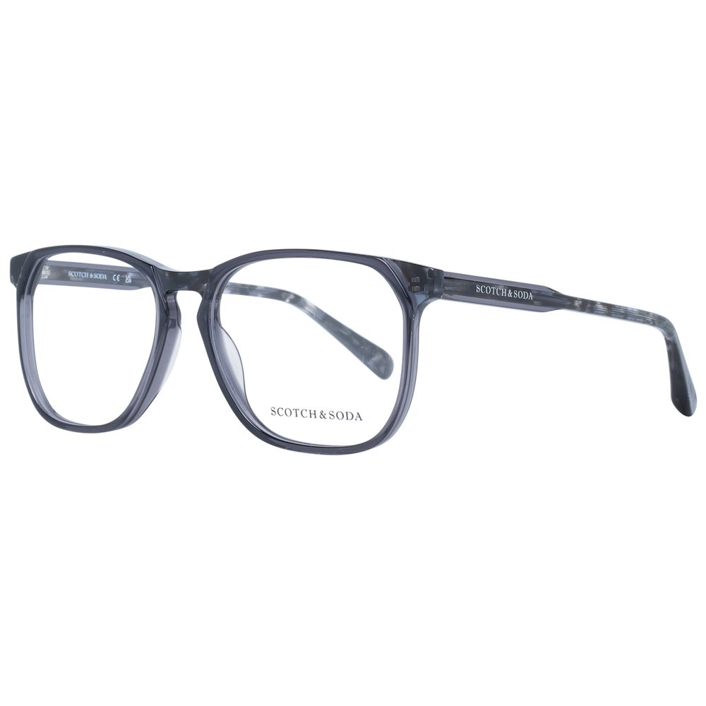 Scotch & Soda Men's Optical Glasses – Black Square Frame, 52mm