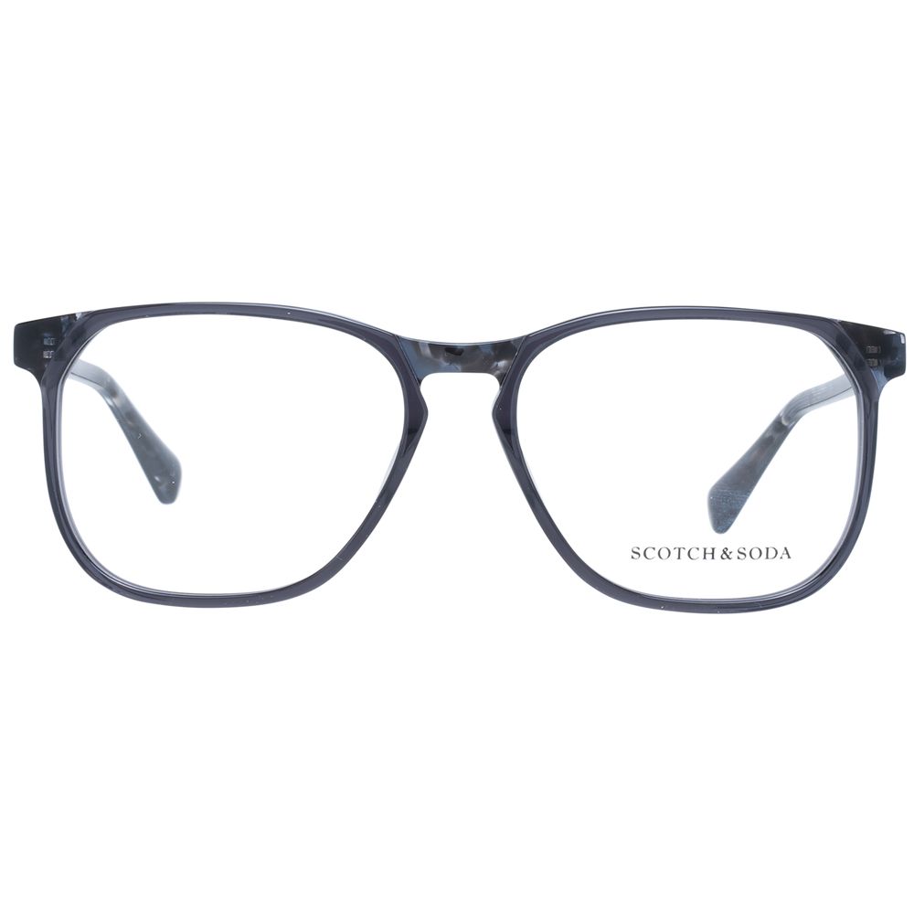 Scotch & Soda Men's Optical Glasses – Black Square Frame, 52mm