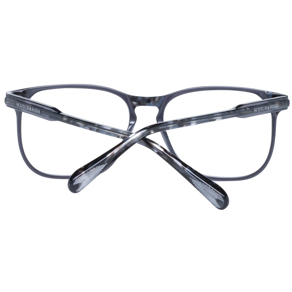 Scotch & Soda Men's Optical Glasses – Black Square Frame, 52mm