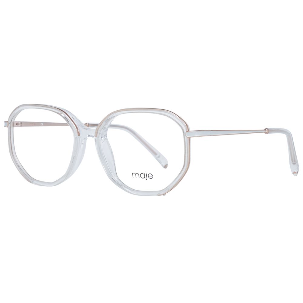 Maje Women’s Transparent Optical Glasses – Round Frame, 51mm