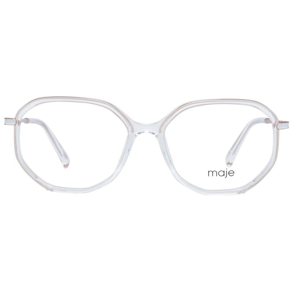 Maje Women’s Transparent Optical Glasses – Round Frame, 51mm