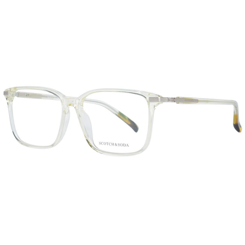Scotch & Soda Men’s Transparent Optical Frames – 56mm Rectangle