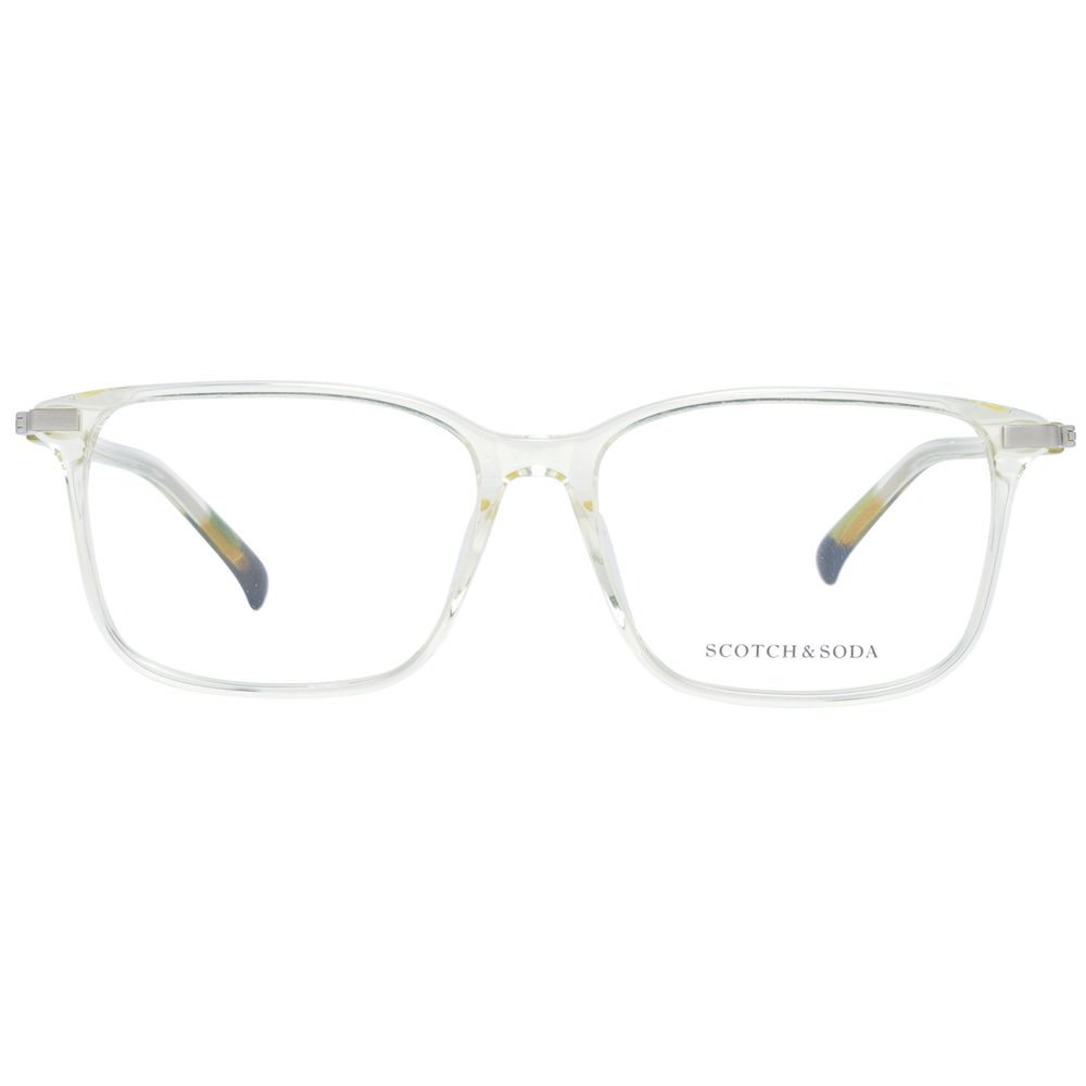 Scotch & Soda Men’s Transparent Optical Frames – 56mm Rectangle