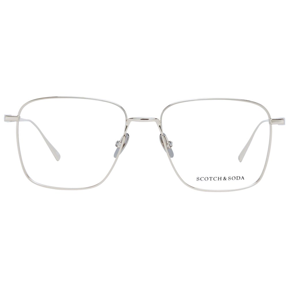 Scotch & Soda Gold Men's Optical Frames – Square Full-Rim, 55mm
