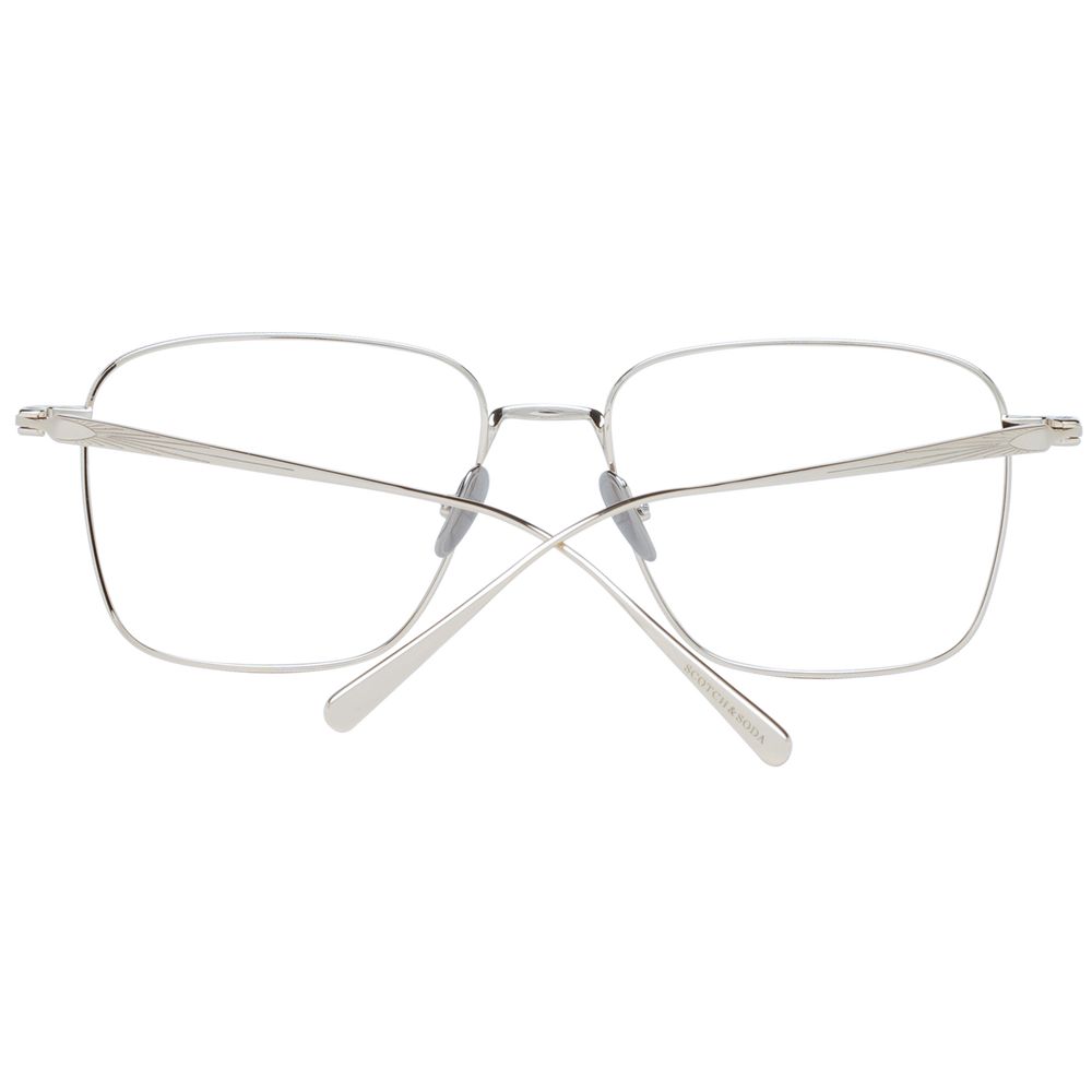 Scotch & Soda Gold Men's Optical Frames – Square Full-Rim, 55mm