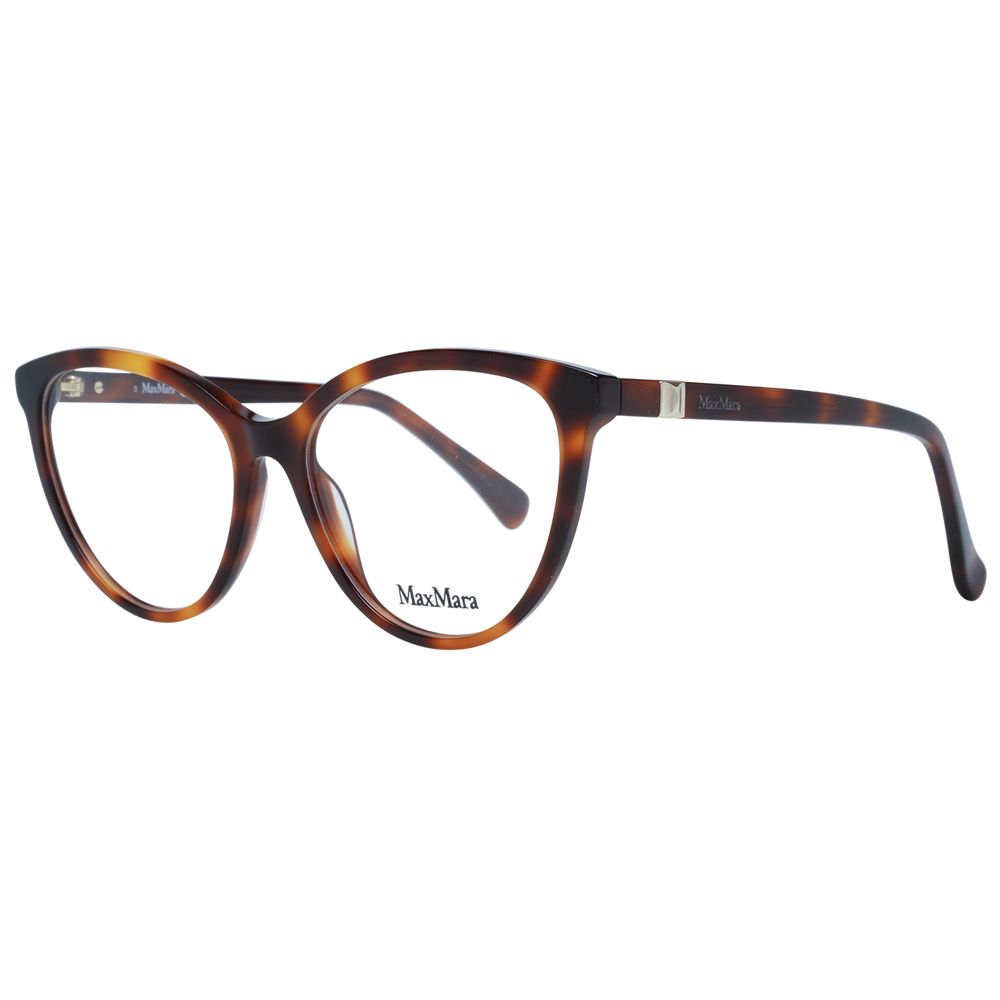 Max Mara Brown Women’s Optical Frames – Cat Eye Design, 54mm