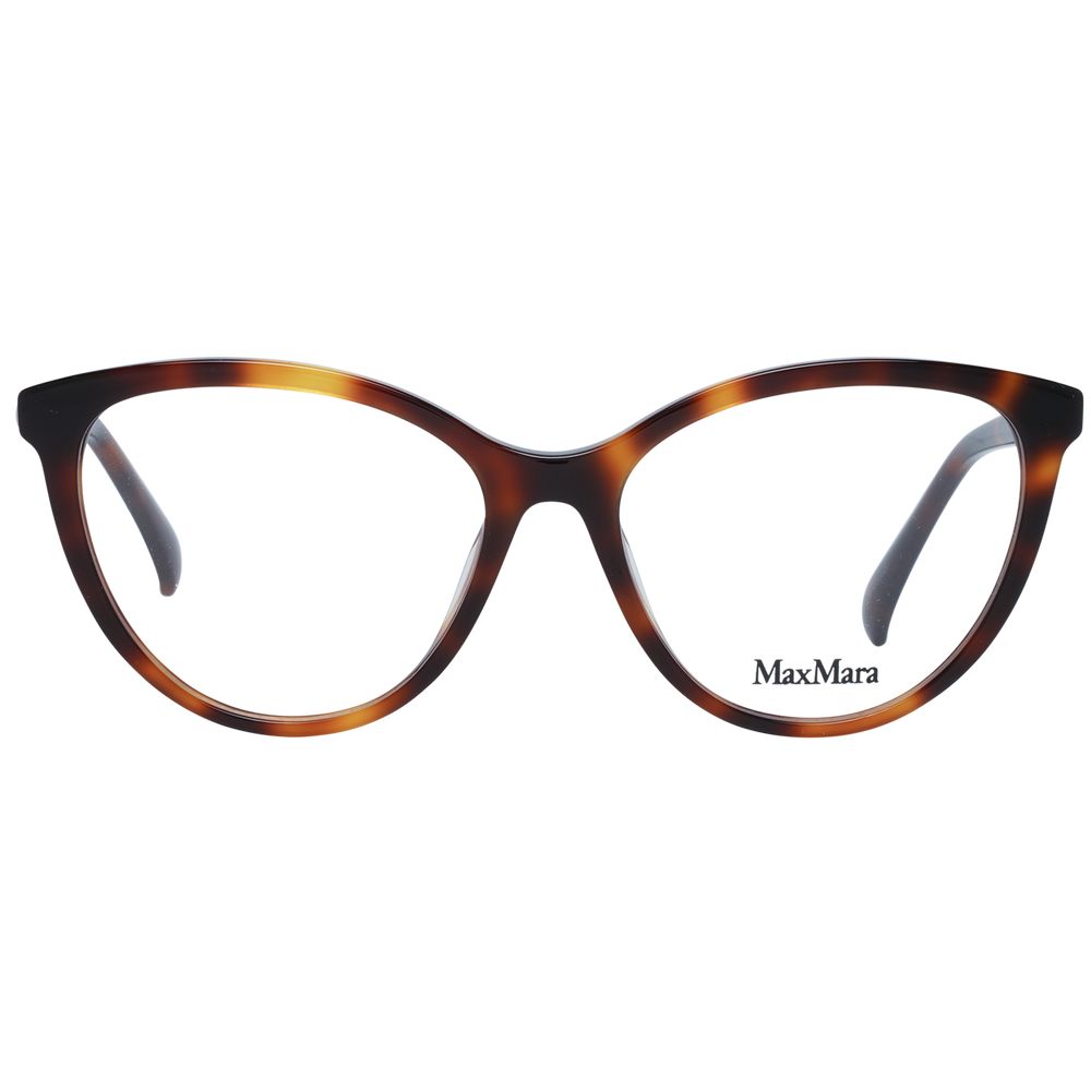 Max Mara Brown Women’s Optical Frames – Cat Eye Design, 54mm