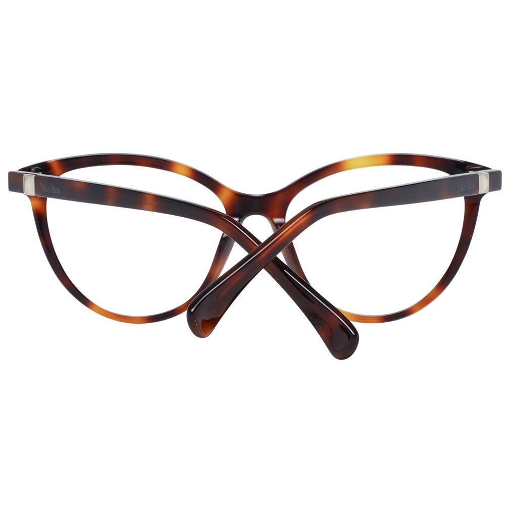 Max Mara Brown Women’s Optical Frames – Cat Eye Design, 54mm