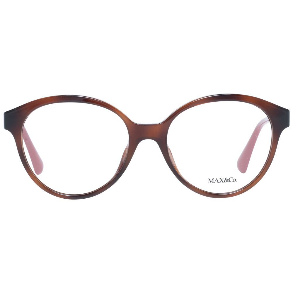 Max & Co Women’s Optical Glasses – Brown Round Frame, 53mm
