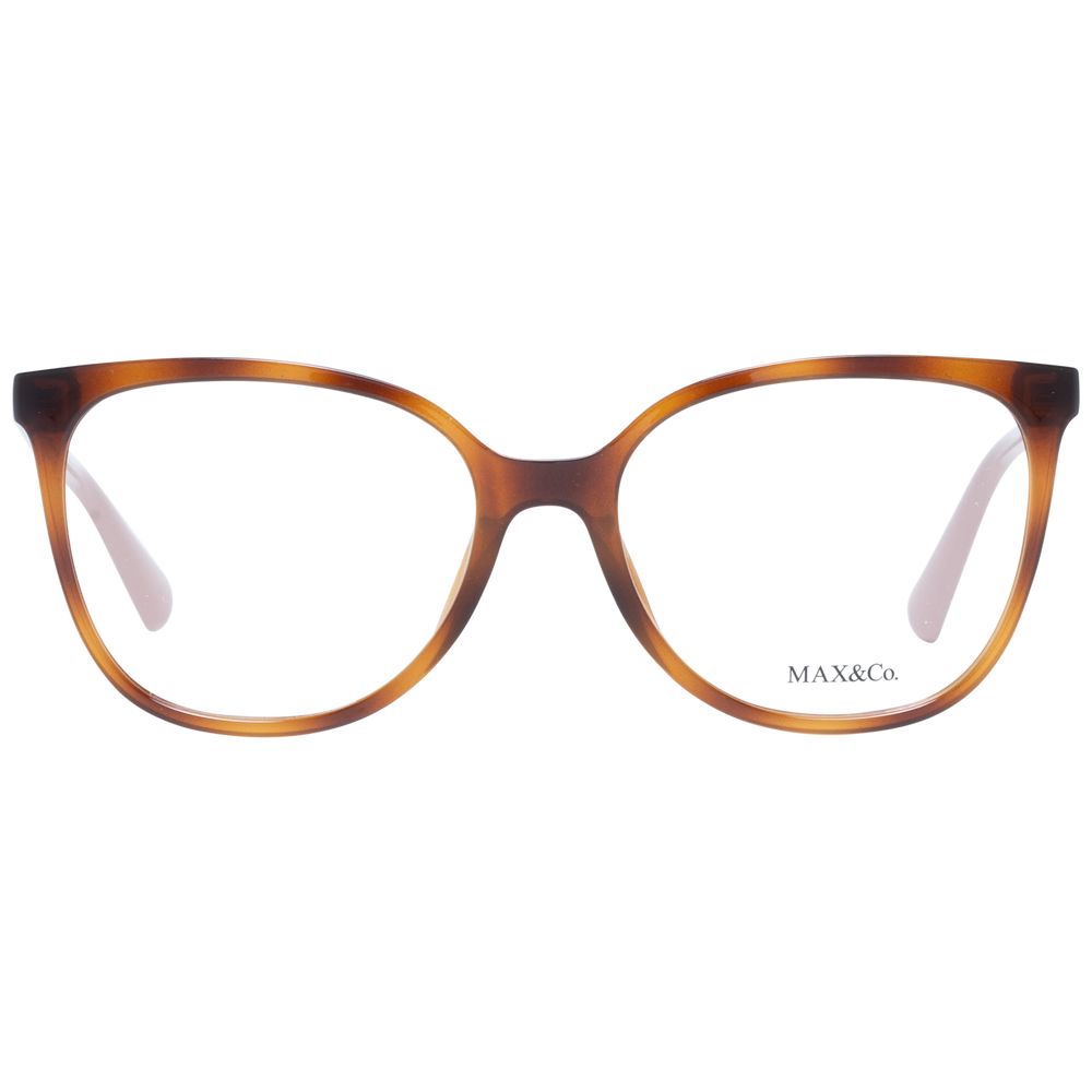 Max & Co Women’s Optical Glasses – Brown Square Frame, 54mm