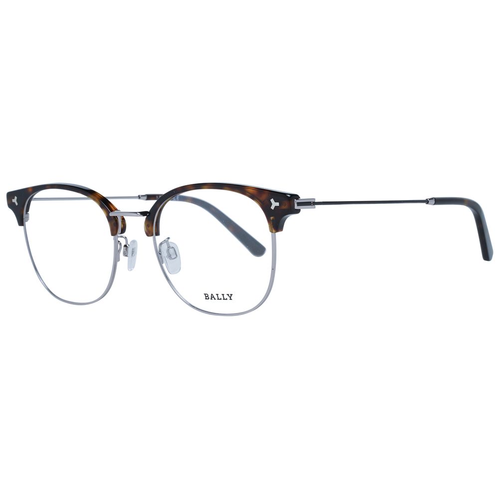 Bally Men's Optical Glasses – Brown Round Full-Rim Frame, 54mm