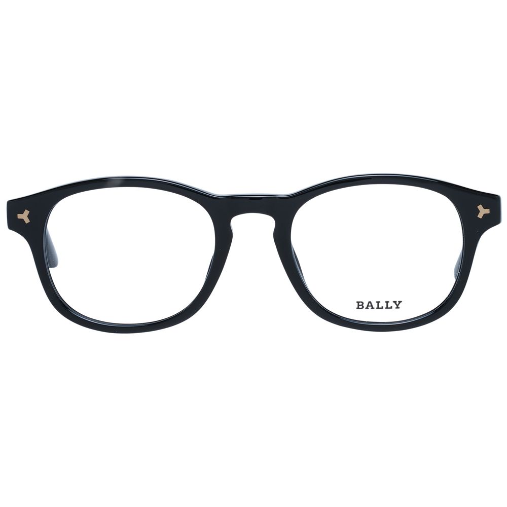 Bally Men’s Optical Frames – Black Square Full-Rim, 50mm