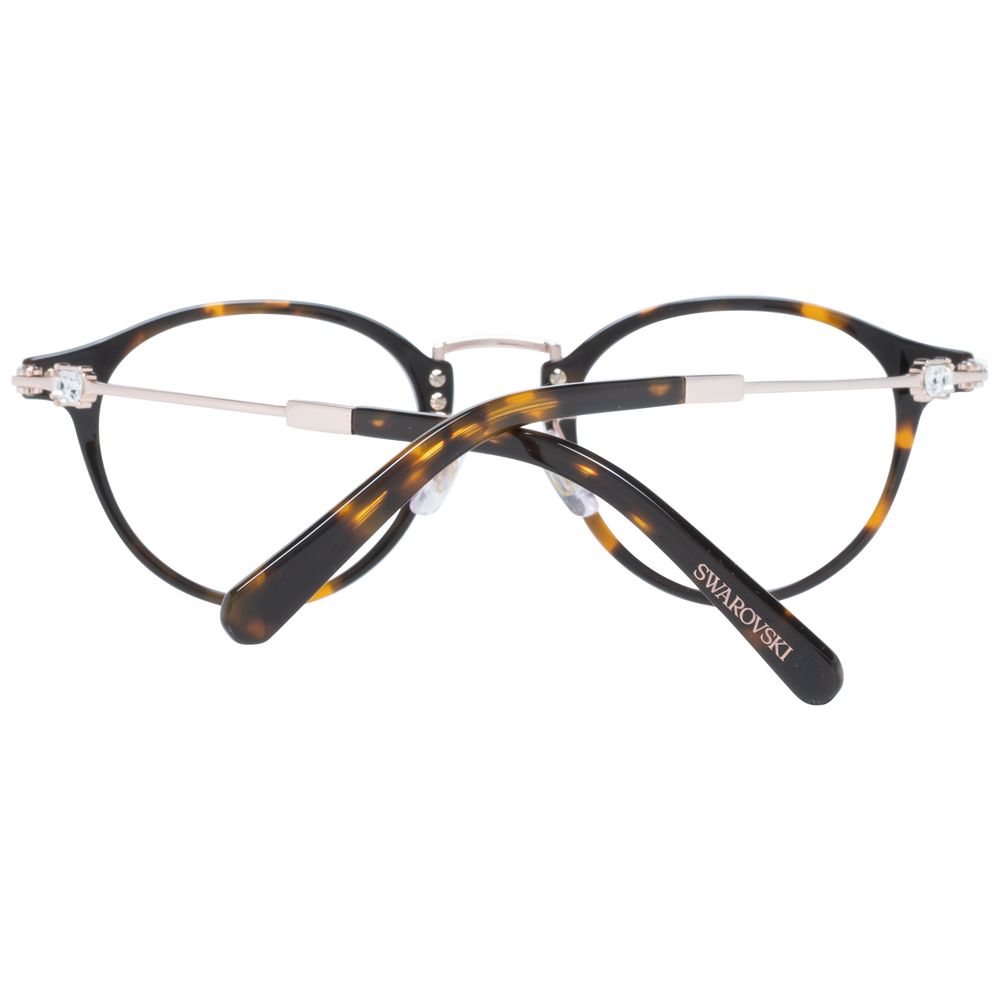 Swarovski Women’s Optical Frames – Brown Oval Design, 46mm