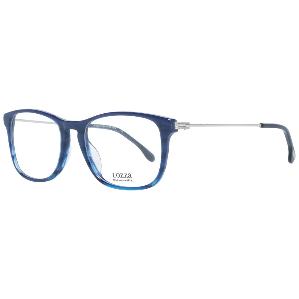 Lozza Blue Men’s Optical Frames – Square Full-Rim, 53mm
